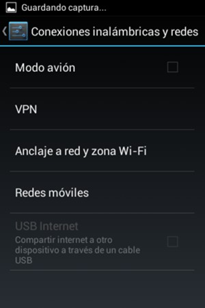 Seleccione Redes móviles
