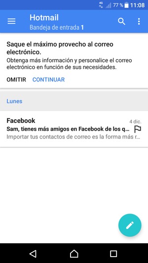 Su Hotmail está listo para usar
