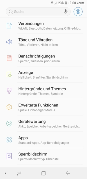 Wählen Sie Verbindungen