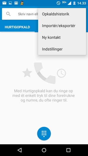 Vælg Indstillinger