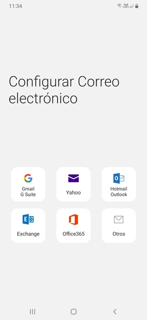 Seleccione Exchange