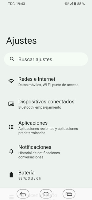 Seleccione Redes e Internet