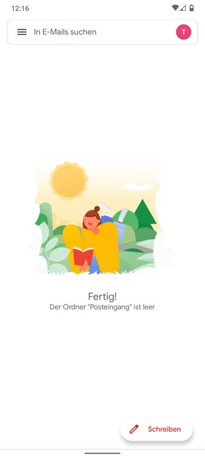 Ihr Gmail Konto ist einsatzbereit