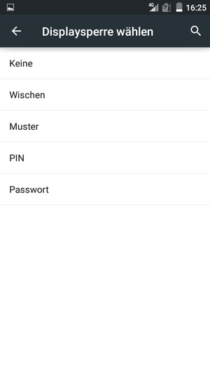 Wählen Sie Muster