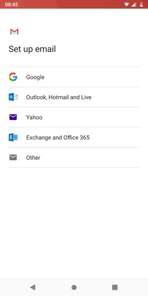 Select Outlook, Hotmail and Live