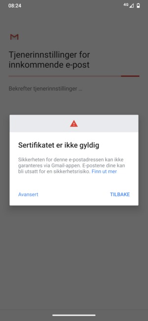 Velg Avansert