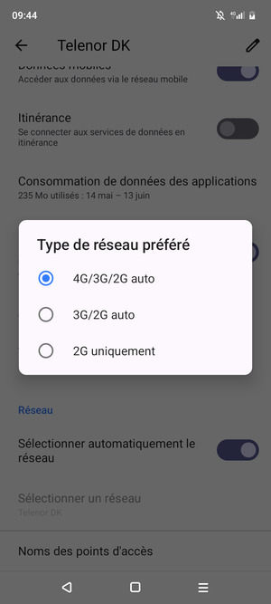 Sélectionnez votre option préférée
