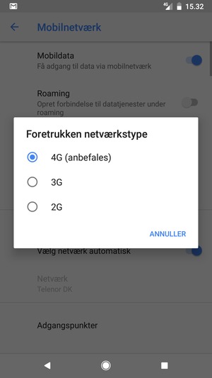 Vælg din foretrukne mulighed