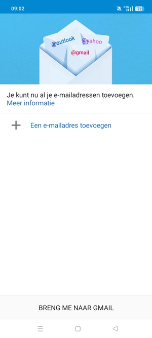 Selecteer Een e-mailadres toevoegen