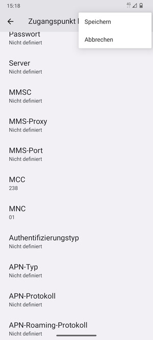 Wählen Sie Speichern