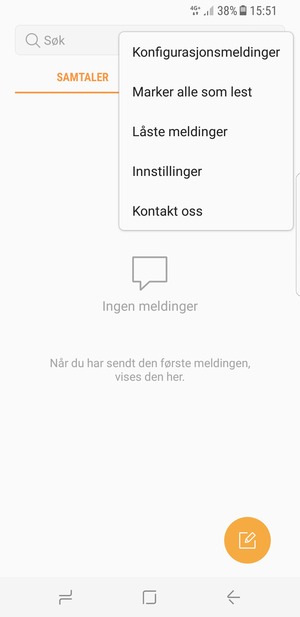 Velg Innstillinger