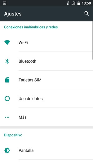 Seleccione Wi-Fi