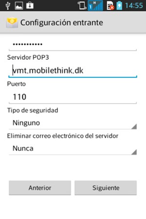 Desplácese hacia abajo y seleccione Siguiente