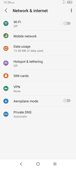 Select Mobile network