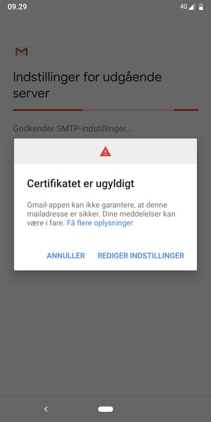 Vælg REDIGER INDSTILLINGER