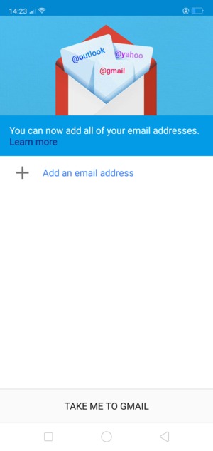 Select Add an email address