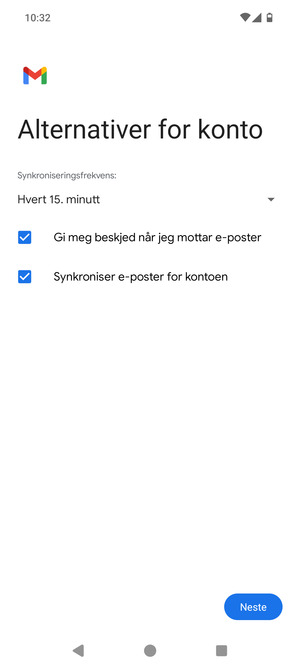 Velg Neste