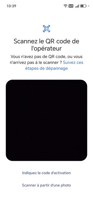 Scannez le code QR