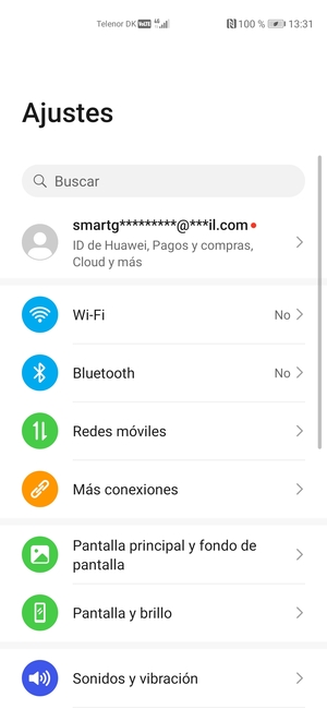Seleccione Redes móviles
