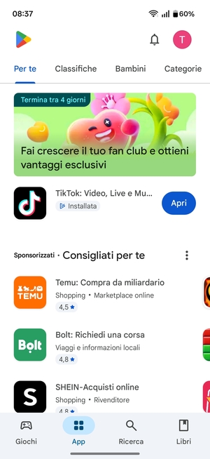 Seleziona Ricerca