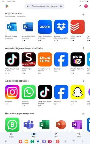 Seleccione la barra de Búsqueda