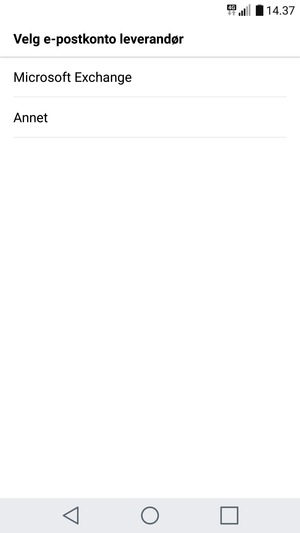Velg Annet