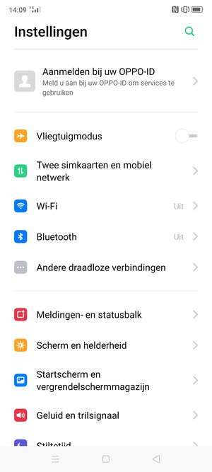 Selecteer Twee simkaarten en mobiel netwerk