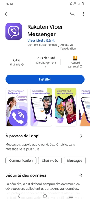 Sélectionnez Installer