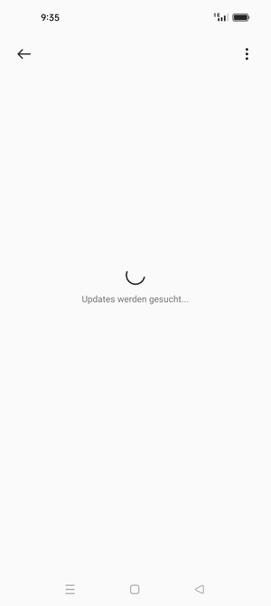 Warten Sie, bis die Suche abgeschlossen ist