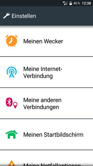 Wählen Sie Meine Internet Verbindung