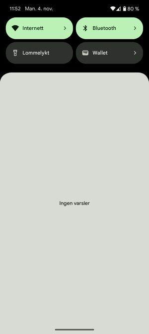 Dra ned toppmenyen igjen