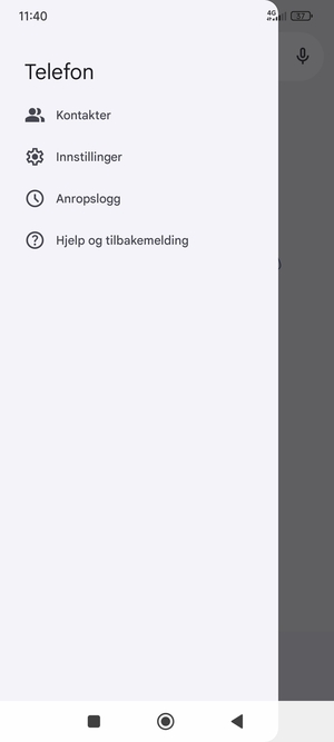 Velg Innstillinger