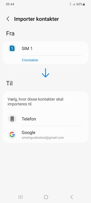 Vælg Google