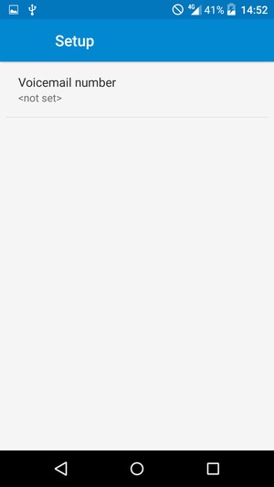 Select Voicemail number