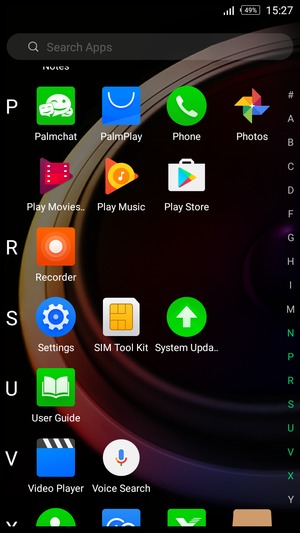 Scroll to and select Settings