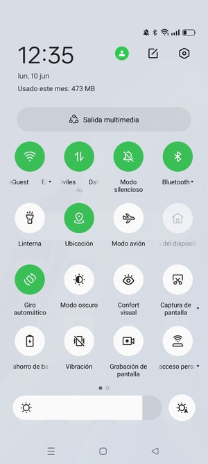 Desactive Wi-Fi y Bluetooth