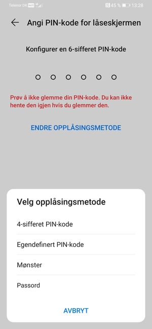 Velg Mønster