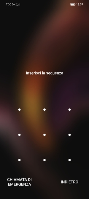 Il tuo telefono è ora protetto dal blocco schermo