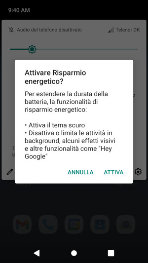 Seleziona ATTIVA
