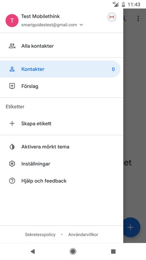 Välj Inställningar
