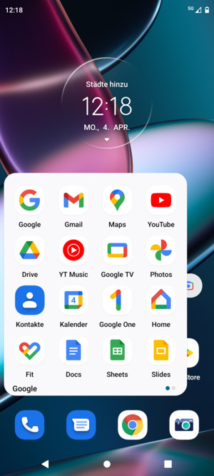 Wählen Sie Gmail