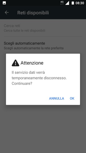 Seleziona OK