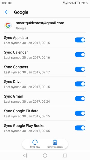 Make sure Sync Contacts is selected