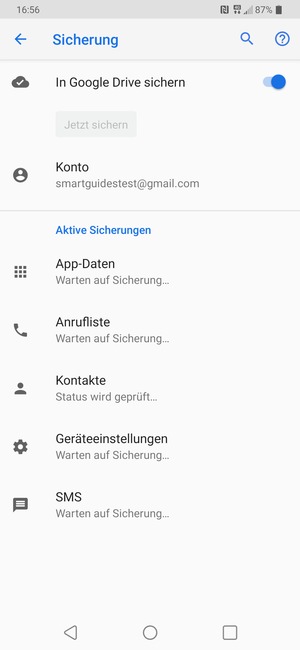 Wählen Sie Konto