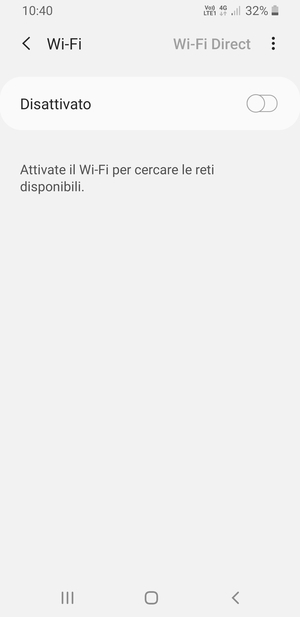 Attiva Wi-Fi