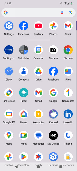 Scroll to and select Settings