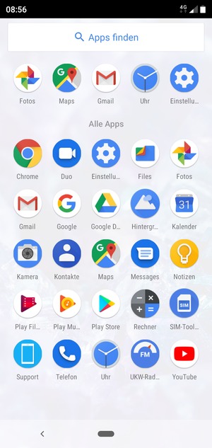 Wählen Sie Einstellungen