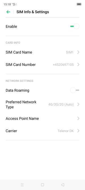 Select Access Point Name