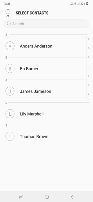 Check the All checkbox