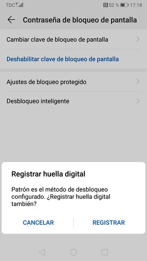 Seleccione CANCELAR
